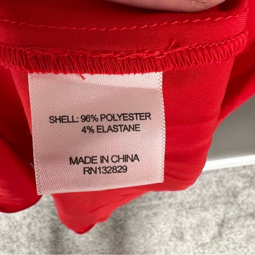 *small scrape* NWOT Revolve x NBD Teodora Gown in Red | Size S - Picture 13 of 13